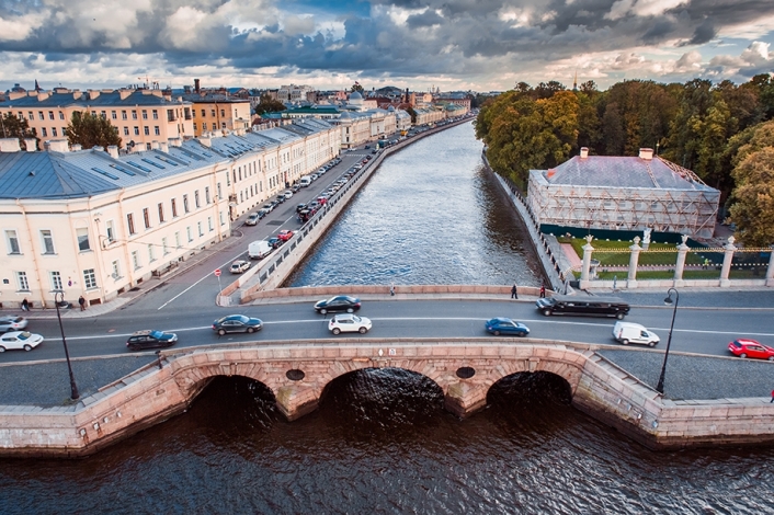 Prachecny (Laundry ) bridge: Bridges - Петербург 24